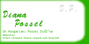 diana possel business card